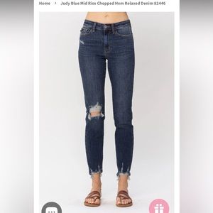 Judy blue ankle jean